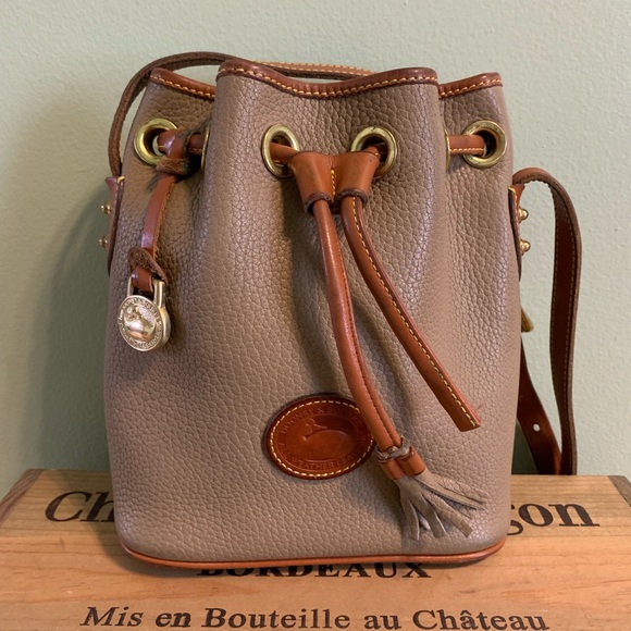 Dooney & Bourke Handbags - Vin. Dooney & Bourke Mini Drawstring Bucket Bag